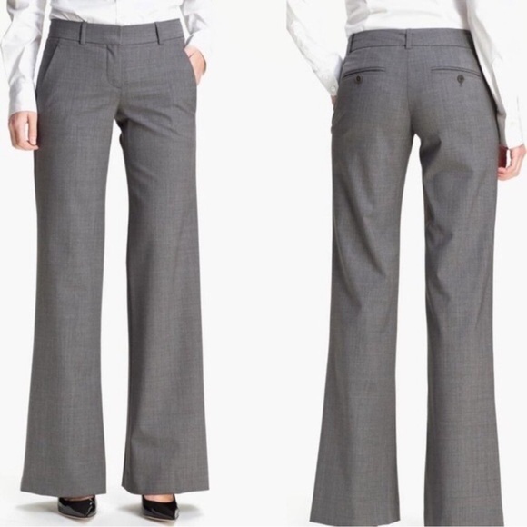 Theory Pants - Theory Emery Wool Blend Tailored Pants